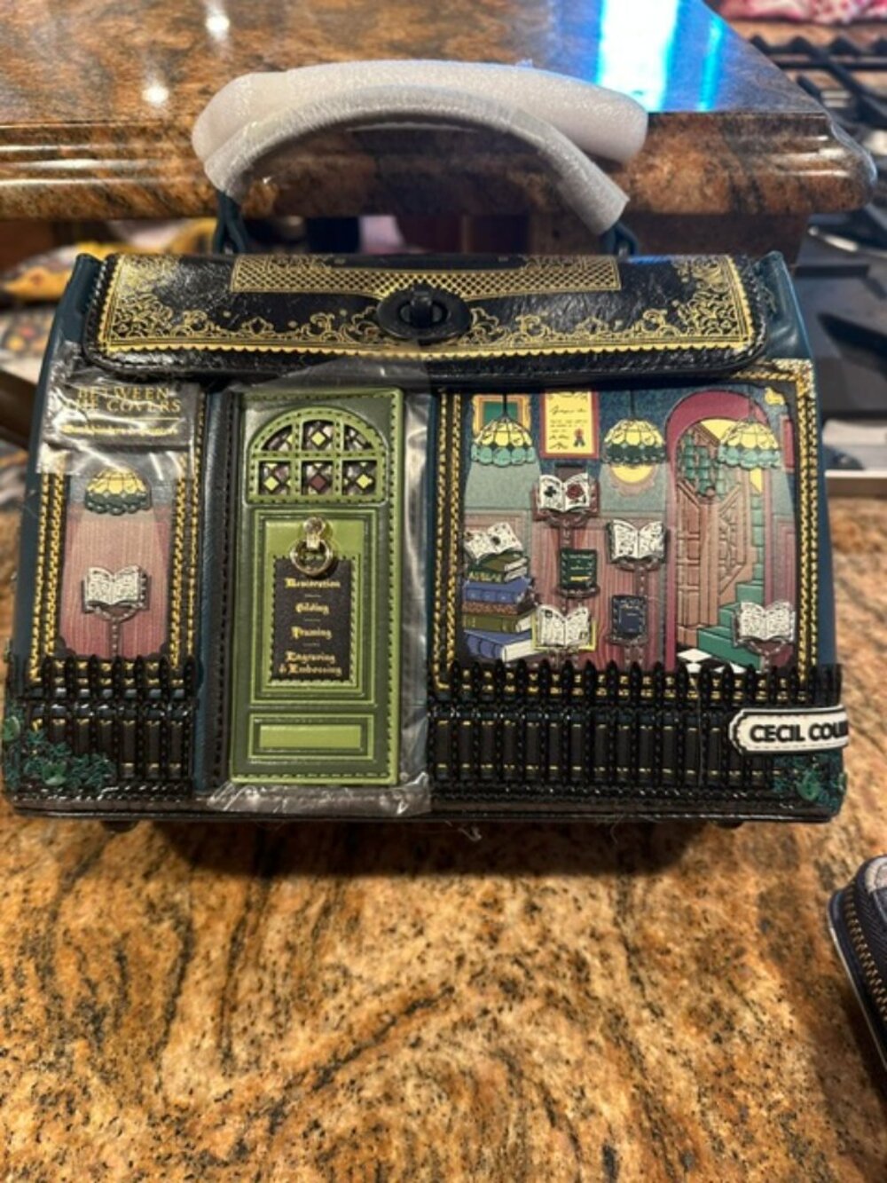 NWT Vendula London Between the Covers Bookbinders Mini Grace Bag